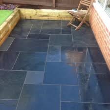 While it is an investment, it is long lasting and easy to clean. Brazilian Black Slate Calibrated Sawn 4 Sizes Paving Stone Direct
