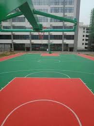 pp outdoor portable basketball court at
