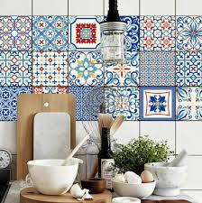 Pack Of 18 Tile Stickers Wall Kitchen