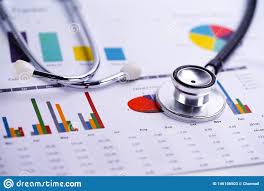 Stethoscope Charts And Graphs Spreadsheet Paper Finance