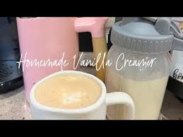 homemade vanilla coffee creamer you