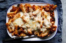 easy baked ziti with sausage and baby