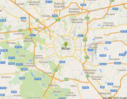 İtalya Milano Harita. İtalya Milano'nun Haritası