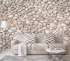 3d Simple Stones Living Room L1782