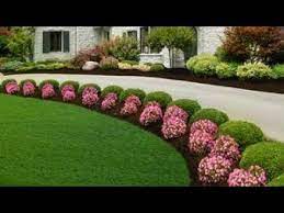 Because flowers bloom at varying times of the year, and some plants are annual, dying each winter, the design of flower gardens can take into consideration maintaining a sequence of bloom and consistent color. Youtube Flower Landscape Flower Garden Front Yard Landscaping