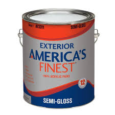 Americas Finest 1 Gal Semi Gloss Latex Light Colors Exterior Paint