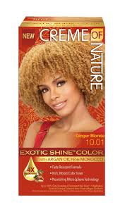 Hair colour goes in levels, using a numbering. Amazon Com Creme Of Nature Exotic Shine Color Ginger Blonde 10 01 Fluid Ounce Premium Beauty