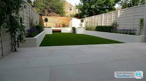 Rendered White Garden Wall Ideas How