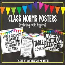 Class Norms Posters Worksheets Teachers Pay Teachers