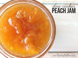 peach slow cooker jam recipe the