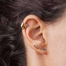 14k Gold Cartilage Cuff Earring