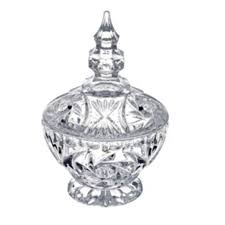 china arabic style glass sugar pot
