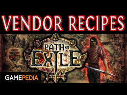 path of exile vendor recipes