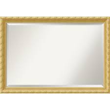 This magnificent wall mirror features sophisticated artistry and consummate craftsmanship. Wall Mirror Extra Large Versailles Gold 40 X 28 Inch Extra Large 40 X 28 Inch Overstock 15367211