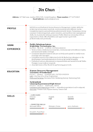 10 sample internship curriculum vitae templates pdf doc free. Public Relations Intern Resume Example Kickresume