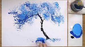 Megan Art - Hướng dẫn vẽ cây bầu trời vô cùng đơn giản bằng màu Acrylic