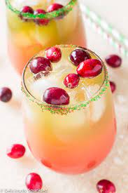 holiday punch deliciously sprinkled