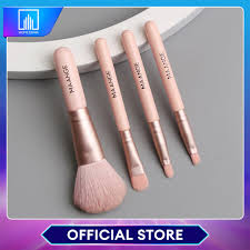 home zania 4pcs mini makeup brushes set