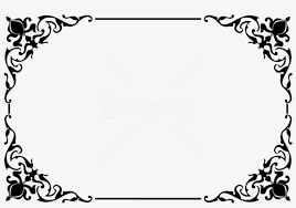 Free Png Decorative Border Png Png Wedding Card Png