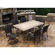 Marquesas 7pc Dining Set 6 Chairs 70