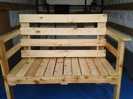wooden pallet sitting bench plans