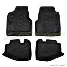 offroad floor mats front rear jeep