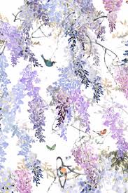 sanderson wisteria falls panel a by