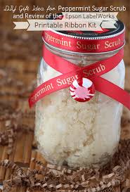 diy gift idea peppermint sugar scrub