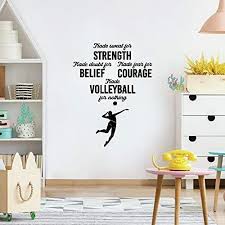 Trade Sweat Volleyball Quote Vinyl Wall