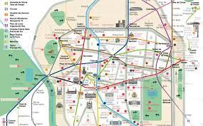 mapa del metro de madrid