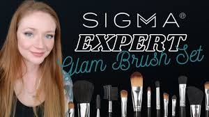 sigma expert glam brush set try out