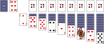 Stack cards in the tableau, alternating card color, and in descending order king through ace. World Of Solitaire Klondike Turn Three Game Green Felt Play Free Card Games Online