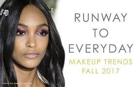 fall 2017 makeup trends from runway to