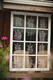 Old Window Seating Chart Rustic Vintage Wedding Reception