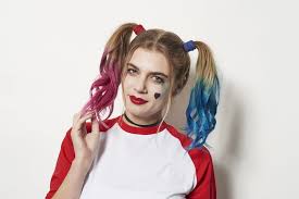 Harley quinn diy costume for kids. Harley Quinn Hair Tutorial Popsugar Beauty