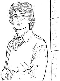 Harry potter with the magic wand. Harry Potter Coloring Pages 65 Best Free Printable Pictures