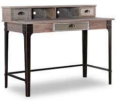 Computer desks, work tables and more. Powell Hartley Home Office Industrial Style Desk W Drawers Qvc Com
