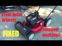 Why are silent lawn mowers not more commonly used? Newer Craftsman Fwd Lawnmower Wheels Stopped Turning Problems With Self Propelled Youtube