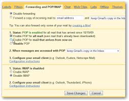gmail account to outlook 2010 using pop