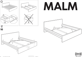 ikea malm bed frame queen assembly