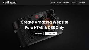 using html and css free source code