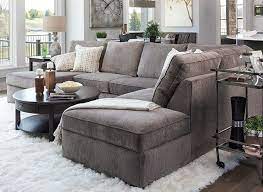 gray sectional living room