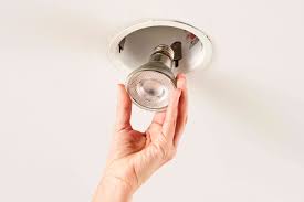 remove a stuck light bulb recessed