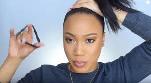 It is most pliable at this state. How To Do A Sleek Ponytail On Natural Hair Tinashehair