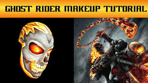ghost rider sfx cosplay makeup tutorial