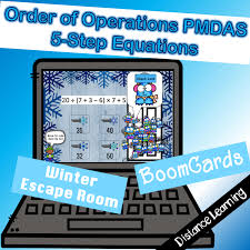 Winter Escape Room Order Of Operations