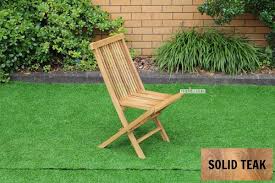 Ordersbali Solid Teak Foldable Chair