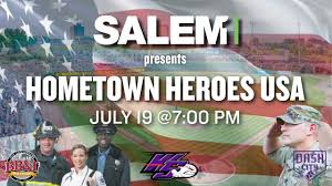 Dash To Host Hometown Heroes Usa Night On July 19 Winston