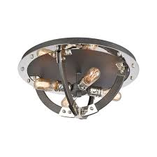 See more ideas about diy lighting, diy, light covers. Riveted Plate Ceiling Light Fixture By Elk Lighting 15233 4