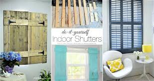 10 inexpensive diy interior shutters